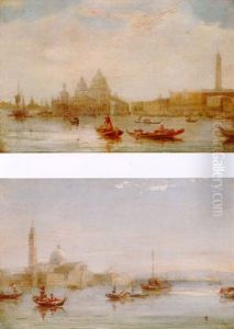 View Of Santa Maria Della Salute And The Entrance To The Grand Canal by Edward Pritchett