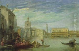 Vedute Von Venedig Mit Dogenpalast Vedute Von Venedig Mit Dogenpalast
