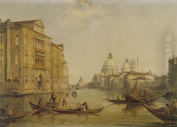 View Of Venice With The Grand Canal And A Distant View Of Santa Maria Della Salute - view 1