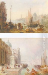 Traders On A Venetian Waterfront