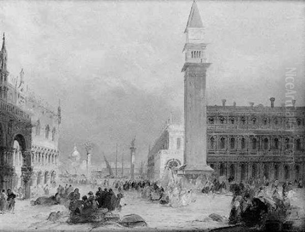 A View Of The Piazetta With San Giorgio Maggiore Beyond - view 1