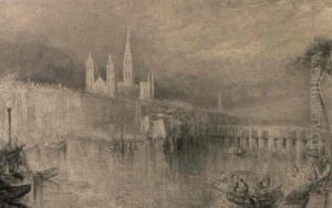 Rouen From The Seine