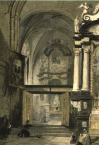 Church Interior by Edward Pritchett