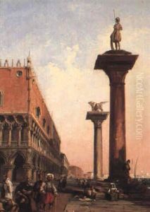 The Molo, Venice, Looking East From Piazzetta