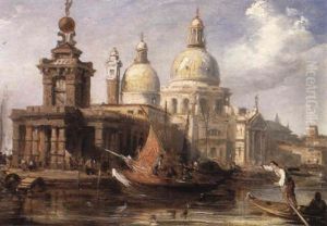 The Punta Della Dogana And Santa Maria Della Salute The Punta Della Dogana And Santa Maria Della Salute
