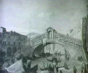 Rialto Bridge, Venice by Edward Pritchett