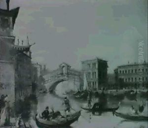 Venetian Canal Scene Venetian Canal Scene