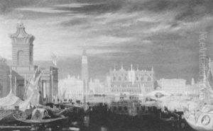 View From The Grand Canal, Venice by Samuel Pritchett