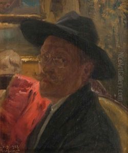 Auto-portrait by Henri Privat-Livemont