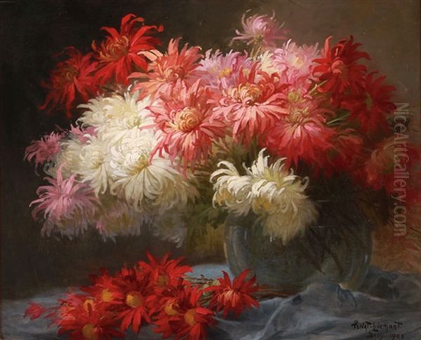 Still Life With Chrysanthemums - view 1