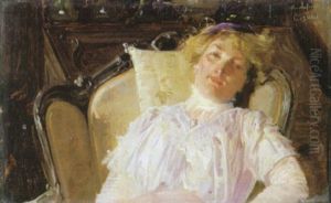 Zittende Dame