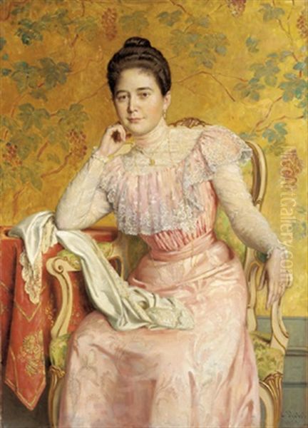 Bildnis Einer Dame In Rosa Kleid - view 1