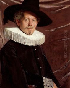 Selbstportrait Im Stile Frans Hals