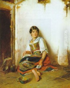 Kartenaufschlagerin