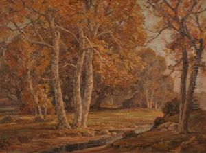 Trees, Sycamore Landscape With Stream Trees, Sycamore Landscape With Stream