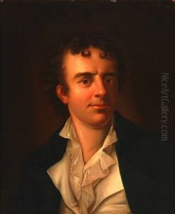 Portrait Of The Danish Actor Michael Rosing (after Jens Juel)