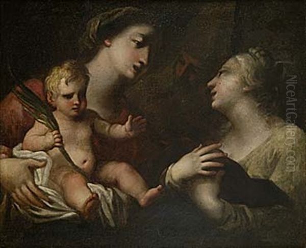 Madonnan Med Barnet Och Sta Katarina - view 1