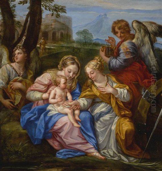 Mystic Marriage Of Saint Catherine Of Alexandria - view 1