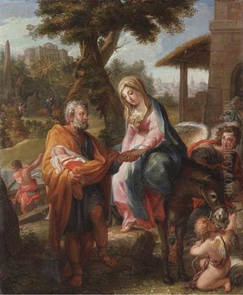 The Flight Into Egypt - view 1