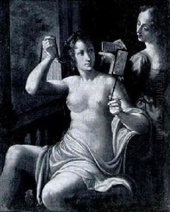 A Lady At Her Toilet