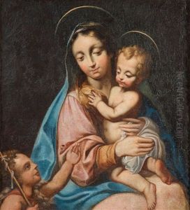 The Madonna With The Child by Giulio Cesare Procaccini