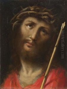 Testa Di Cristo Coronata Di Spine
