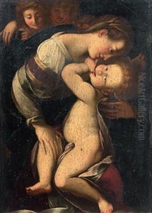 Madonna Col Bambino E Angeli Madonna Col Bambino E Angeli