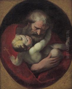 San Giuseppe Con Bambino by Giulio Cesare Procaccini