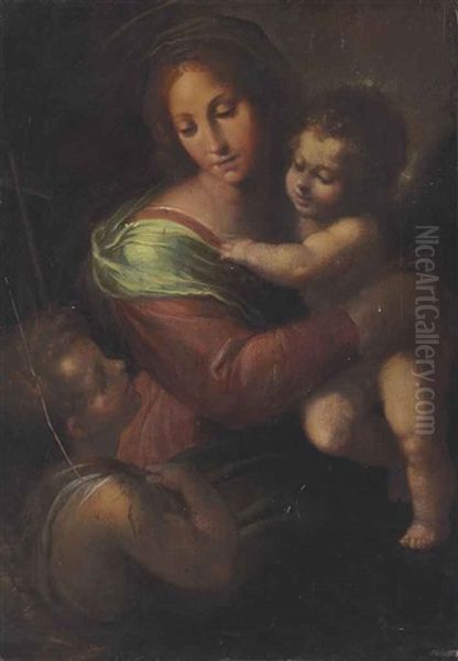 The Madonna And Child With Saint John The Baptist - view 1