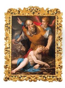 Sacrifice Of Isaac by Giulio Cesare Procaccini