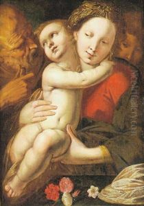La Sacra Famiglia by Giulio Cesare Procaccini