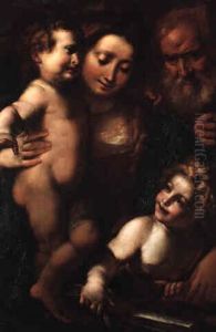 The Holy Family With The Infant Saint John The Holy Family With The Infant Saint John