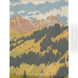Sommerliche Berglandschaft by Emil Prochaska