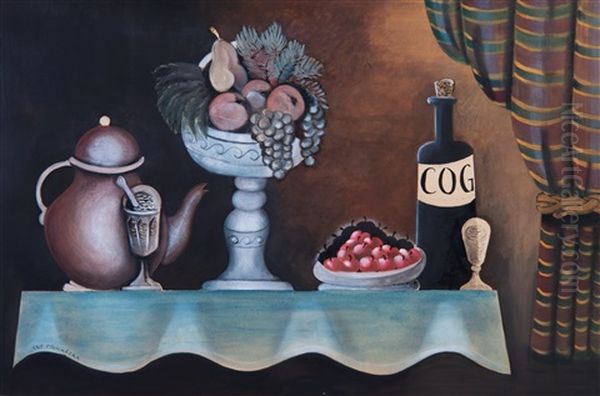 Still Life With Fruit Bowl - view 1