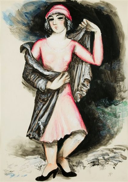 Dama V Ruzovych Satech - view 1