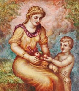 In An Orchard by Antonin Prochazka