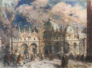 San Marco In Venice by Iaro Prochazka