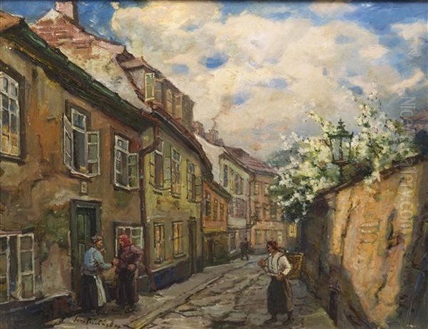 The Motif From Novy Svet At Prague Castle - view 1