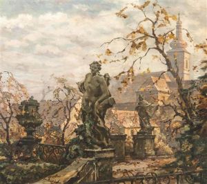 A Motif From Vrtbovska Garden by Iaro Prochazka