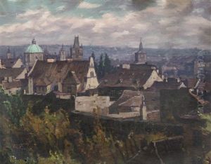View Of Prague by Iaro Prochazka
