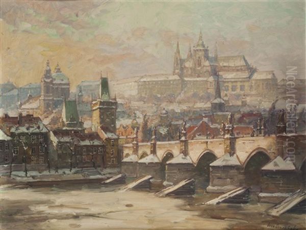 Blick Auf Den Hradschin Mit Karlsbrucke - view 1
