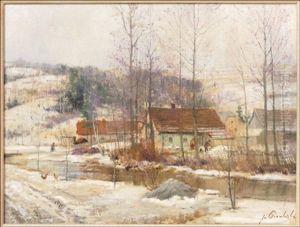 Winter Scene by Iaro Prochazka