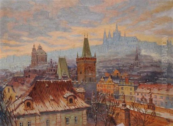 A Panorama Of Prague Castle - view 1