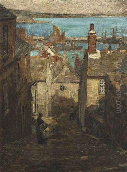 A Cornish Fishing Village - view 1