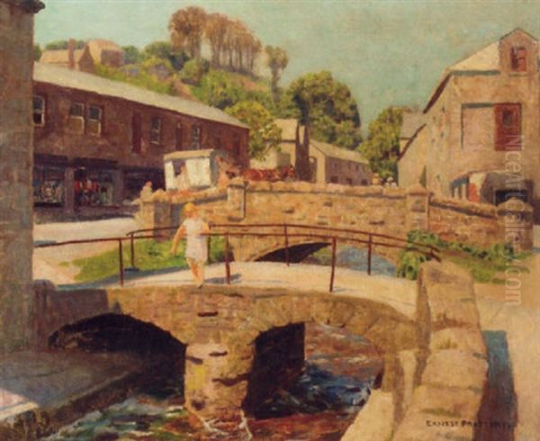 Girl On A Bridge - view 1