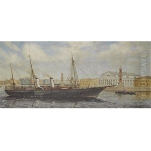 View Of St. Petersburg by Aleksei Matveevich Prokofiev
