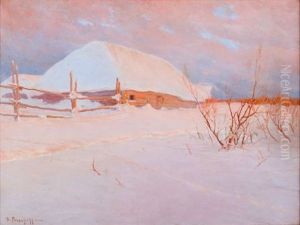 Maison Sous La Neige by Dimitri Von Prokofiev