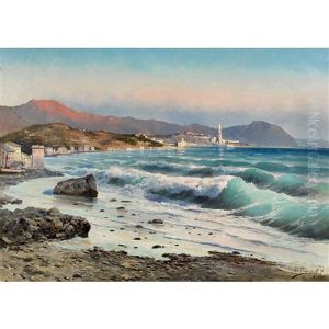 Kustenpartie Bei Pegli Nahe Genua