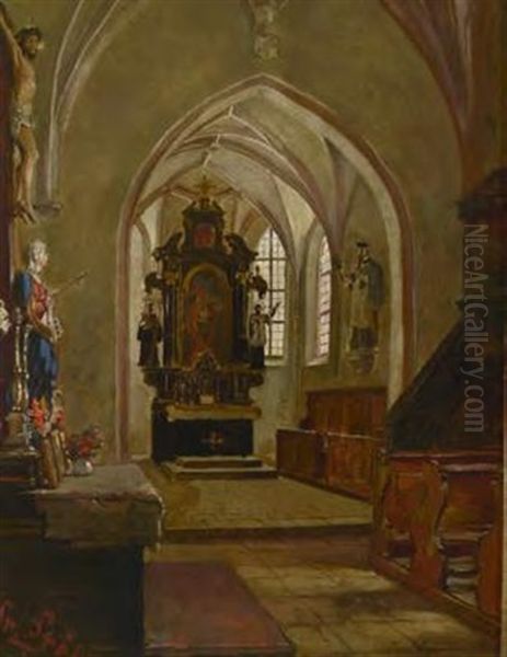 Blick In Den Chorraum Einer Kirche - view 1