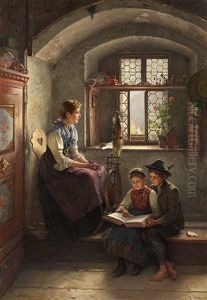 Kinder In Der Stube by Friedrich Anton Otto Prolss